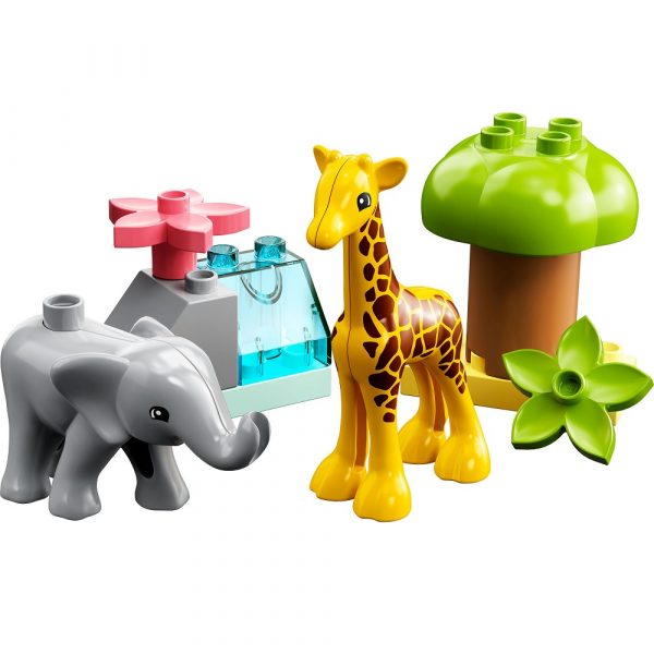 Klocki lego Duplo 10971 Dzikie zwierzęta Afryki, zabawki Nino Bochnia, pomysł na prezent dla 2 latka, lego duplo zwierzątka, lego duplo 10971