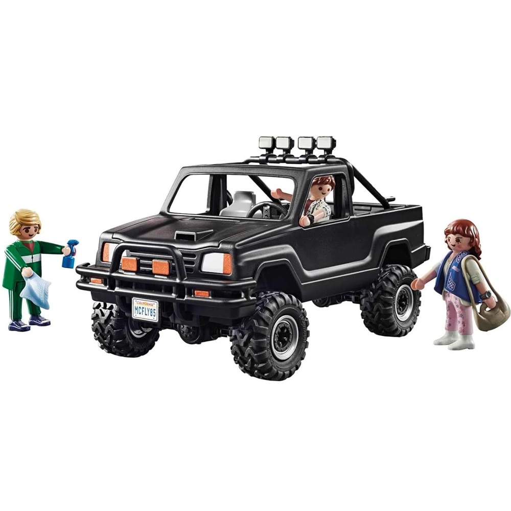 Playmobil Back to the future 70633 Powrót do przyszłości Pick Up Marty'ego, zabawki Nino Bochnia, pomysł na prezent dla 6 latka, samochód PickUp Powrót do Przyszłości