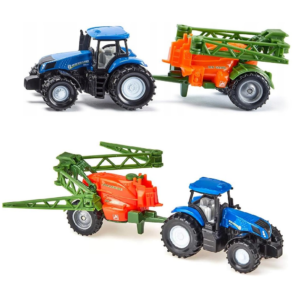 Siku 1668 traktor ze spryskiwaczem upraw, zabawki Nino Bochnia, metalowy traktor do rączki,