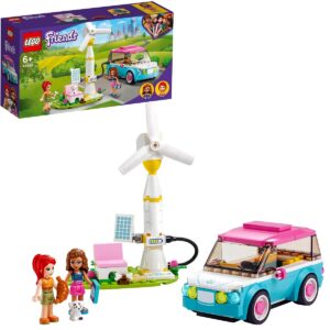 klocki lego Friends 41443 Samochód elektryczny Olivii, klocki lego dla dziewczynki, pomysł na prezent dla dziewczynki 7 letniej, lego 41443, zabawki Nino Bochnia