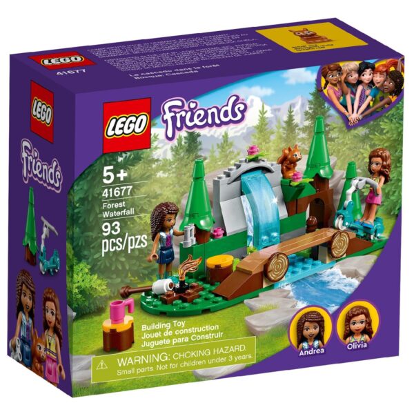 klocki lego friends 41677 leśny wodospad, klocki lego friends, lego 41677, klocki lego dla dziewczynki, co kupić dziewczynce na 5 urodziny