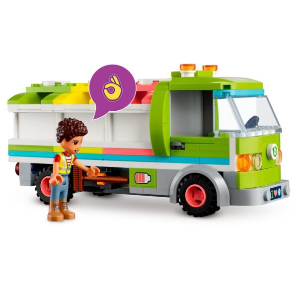 klocki lego friends 41712 ciężarówka recyklingowa, lego 41712, klocki lego friends 41712, lego dla dziewczynki, lego dla dziewczynki od 6 lat