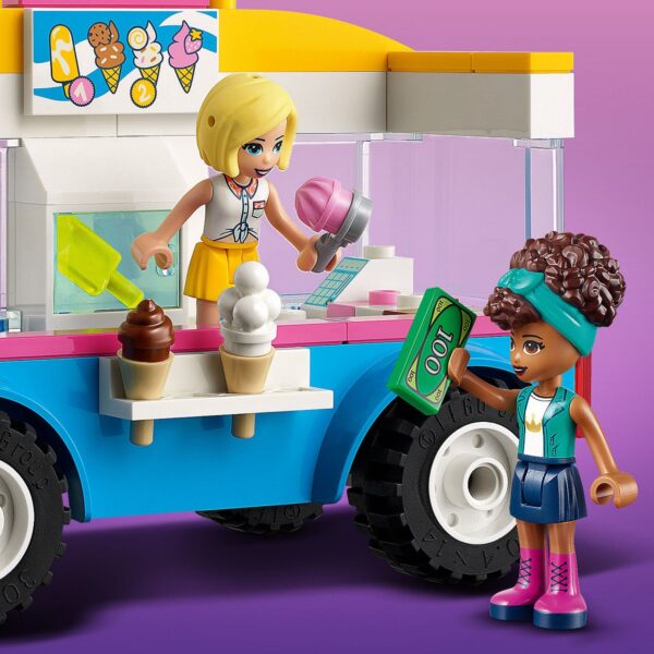 klocki lego friends 41715 furgonetka z lodami,. klocki lego friends, lego 41715, klocki lego dla dziewczynki od 4 lat