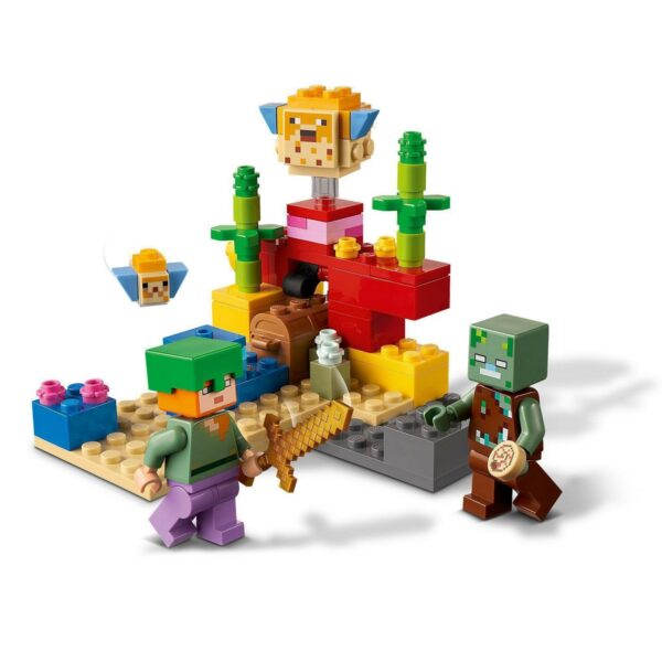 klocki lego Minecraft 21164 Rafa koralowa, klocki lego 21164, lego minecraft 21164, klocki lego dla chłopca od 7 lat