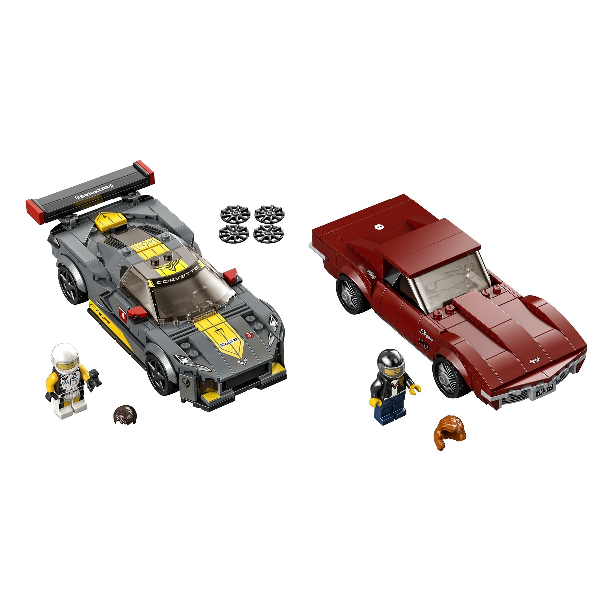 klocki lego Speed Champions 76903 Samochód wyścigowy Chevrolet Corvette C8.R i 1968 Chevrolet-Corvette, lego speed champions 76903, klocki z samochodami dla chłopca od 8 lat, lego speed champions zabawki Nino Bochnia