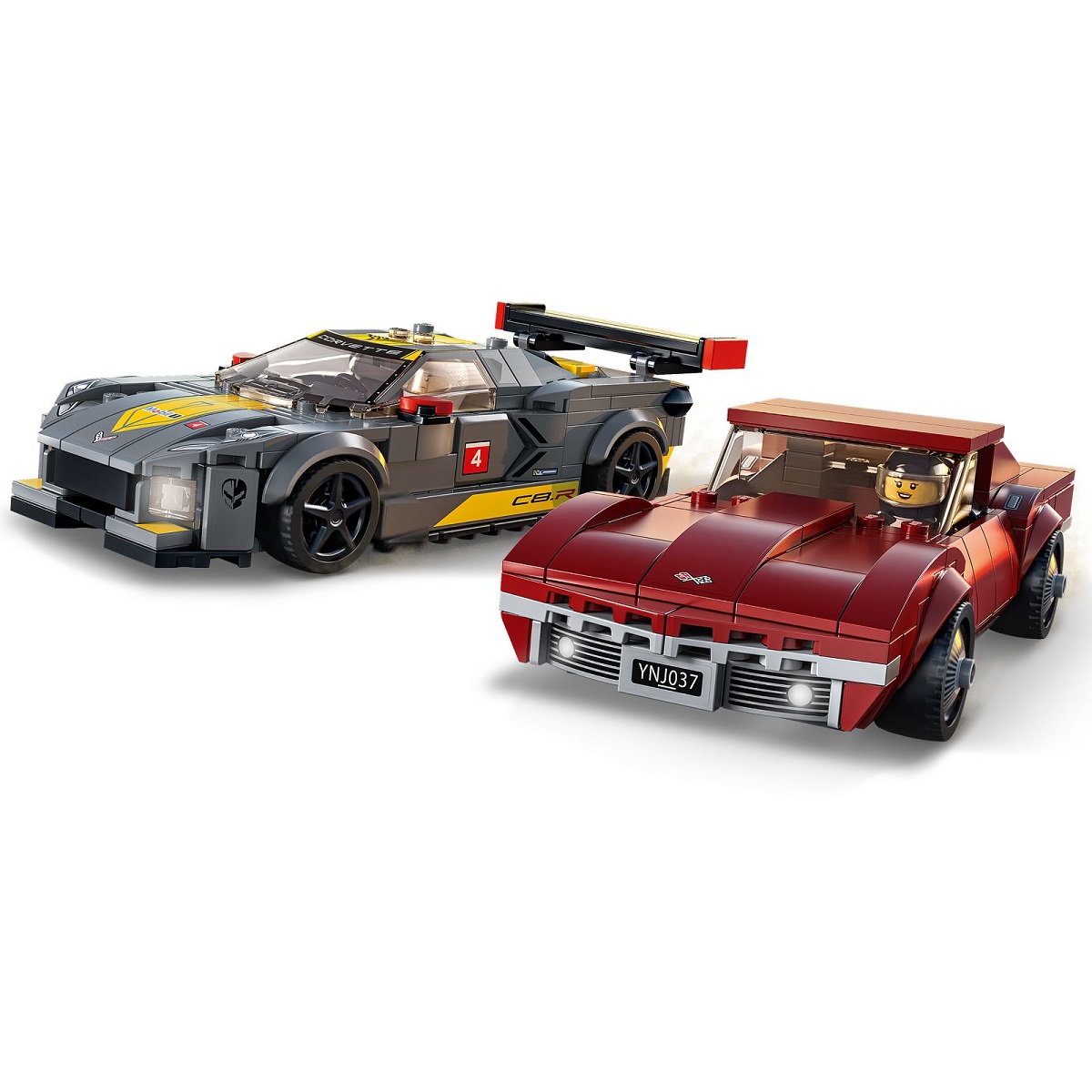 klocki lego Speed Champions 76903 Samochód wyścigowy Chevrolet Corvette C8.R i 1968 Chevrolet-Corvette, lego speed champions 76903, klocki z samochodami dla chłopca od 8 lat, lego speed champions zabawki Nino Bochnia