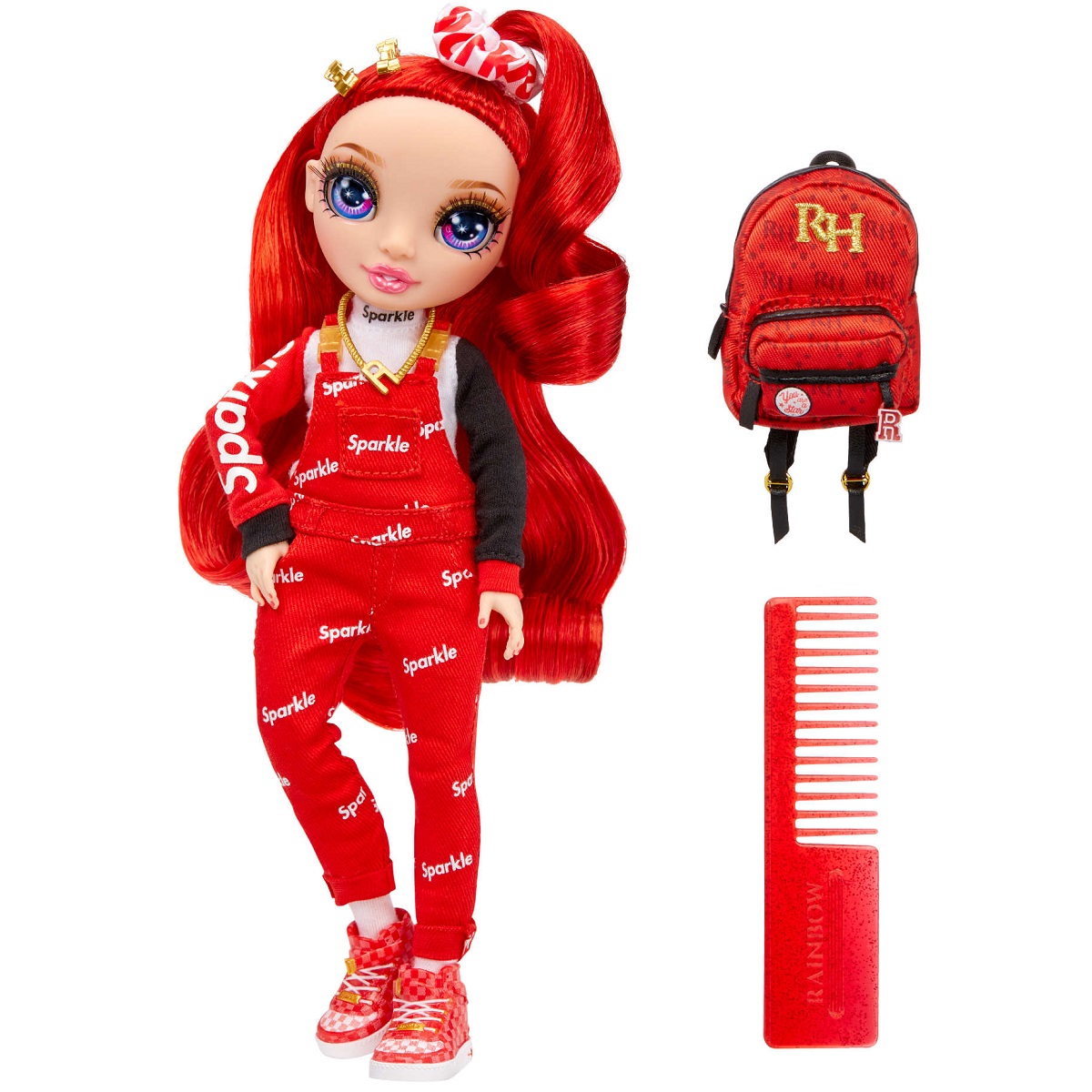 lalka rainbow high, modna lalka, ruby anderson, prezent dla dziewczynki na 8 urodziny,