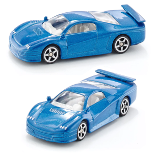 siku 0875 samochód sportowy burza, zabawki Nino Bochnia, pomysł na prezent dla 4 latka, samochodzik metalowy, niebieska resorówka, niebieski resorak