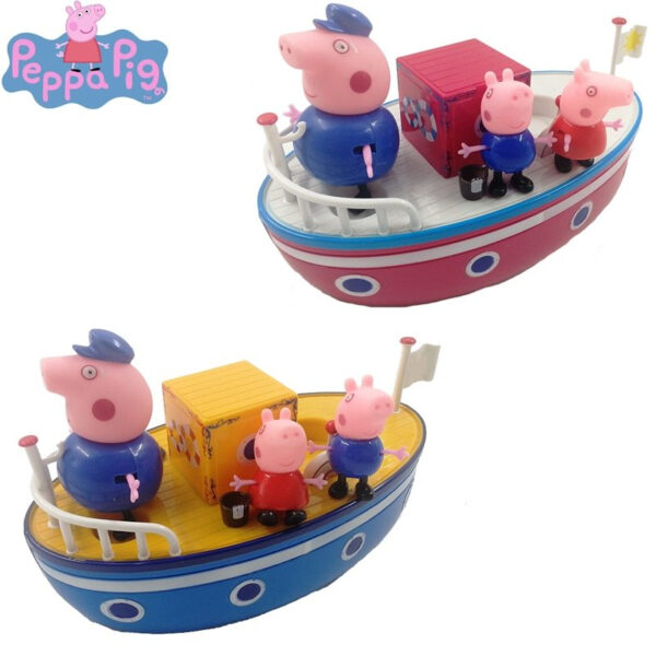 Świnka Peppa, Łódka dziadka Świnki Peppy, świnka peppa łódka + 2 figurki