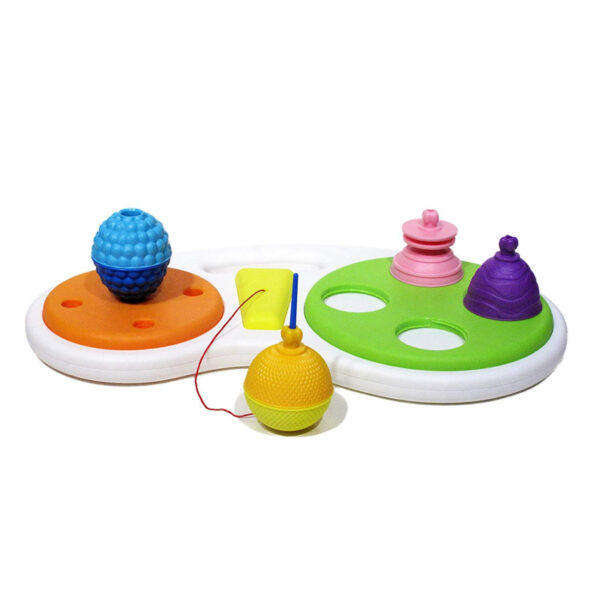 zabawki sensoryczne, kulko klocki, metoda montessori, klocki sensoryczne dla maluszka, centrum aktywności lalaboom