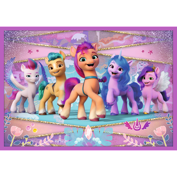 puzzle trefl, puzzle z Konikami Pony, prezent dla 4 latki