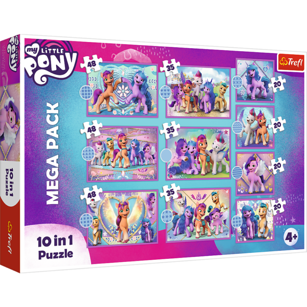 puzzle trefl, puzzle z Konikami Pony, prezent dla 4 latki