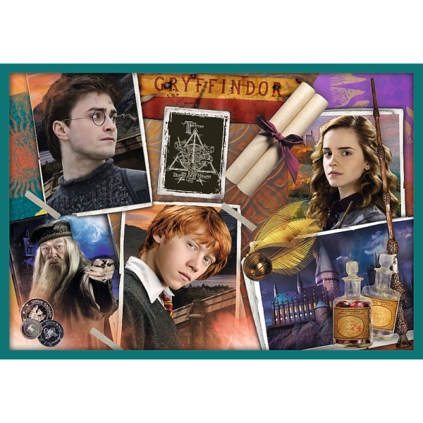 puzzle trefl, puzzle z Harrym Potterem, prezent dla 4 latka