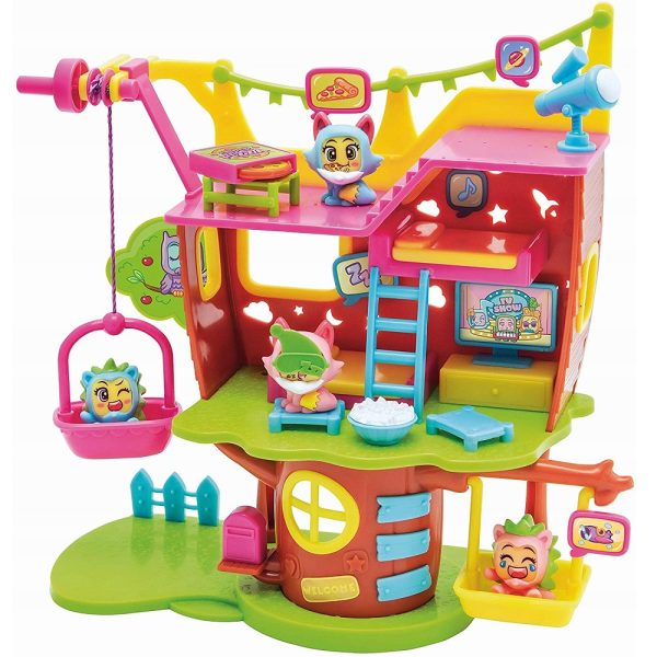 Magic box moji pops domek na drzewie tree house, zabawki Nino Bochnia, pomysł na prezent dla 5 latki, figurki mojipops z domkiem
