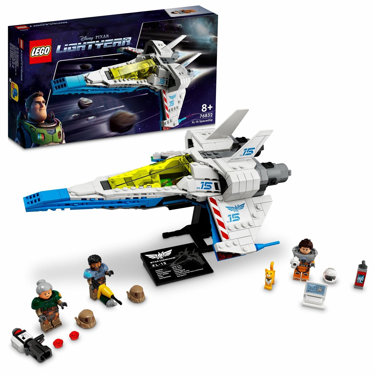 klocki lego buzz astral, lego 76832, klocki lego toy story, lego 76832 statek kosmiczny xl-15