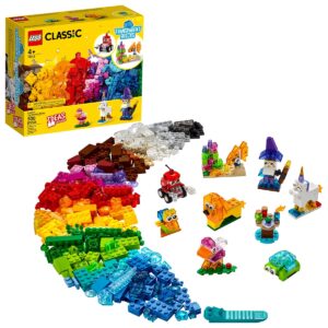 klocki lego classic, lego classic, klocki lego 11013, lego kreatywne przezroczyste klocki