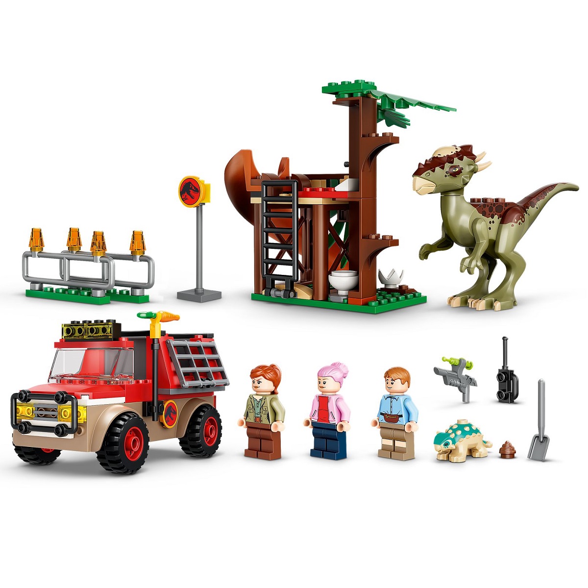 klocki lego, lego jurassic world, lego z dinozaurami, klocki lego 76939, lego ucieczka stygimolocha