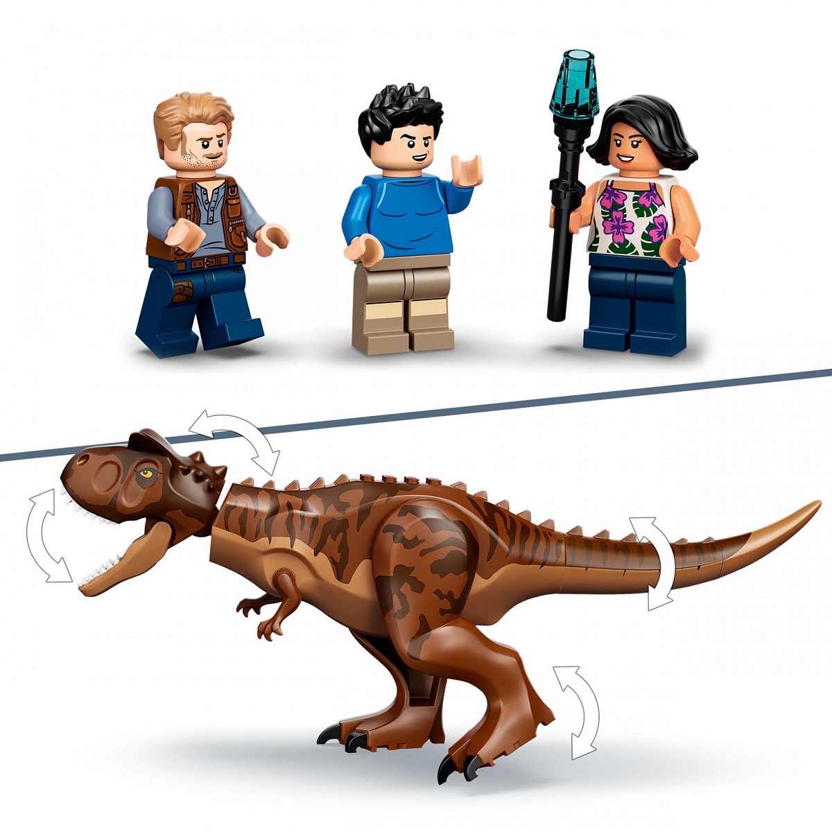 klocki lego jurassic world, lego z dinozaurami, klocki lego dinozaury, lego 76941, lego pościg za karnotaurem