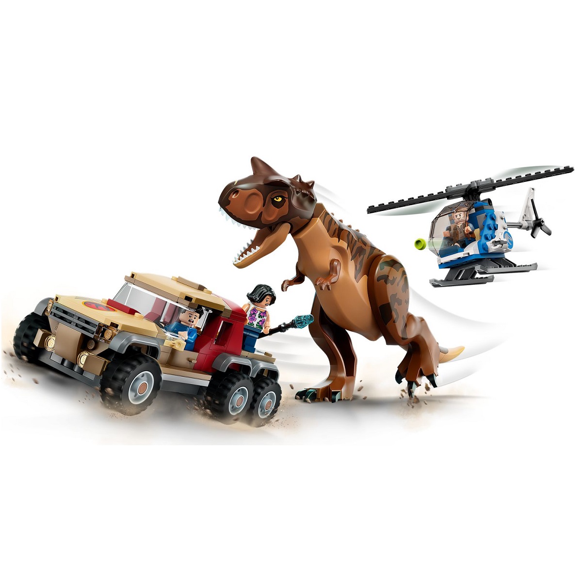 klocki lego jurassic world, lego z dinozaurami, klocki lego dinozaury, lego 76941, lego pościg za karnotaurem
