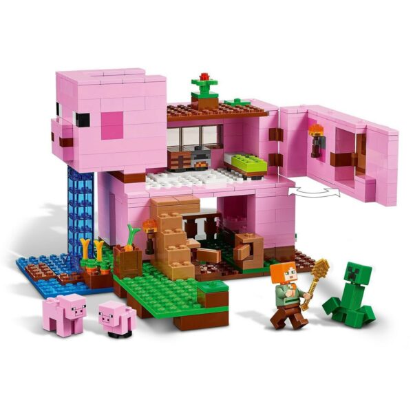 klocki lego minecraft 21170 dom w kształcie świni, lego minecraft, lego 21170 dom w kształcie świni, lego dla chłopca 7 letniego