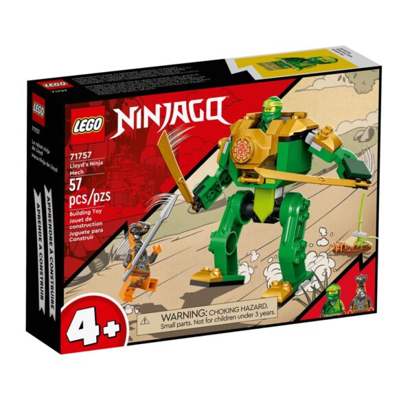 klocki lego ninjago 71757 mech ninja lloyda, lego 71757, lego ninjago, prezent dla 4 latka