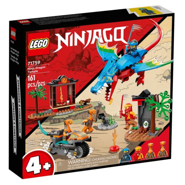 klocki lego ninjago 71759, lego ninjago 71759, lego świątynia ze smokiem ninja, lego ninjago 71759 światynia ze smokiem ninja