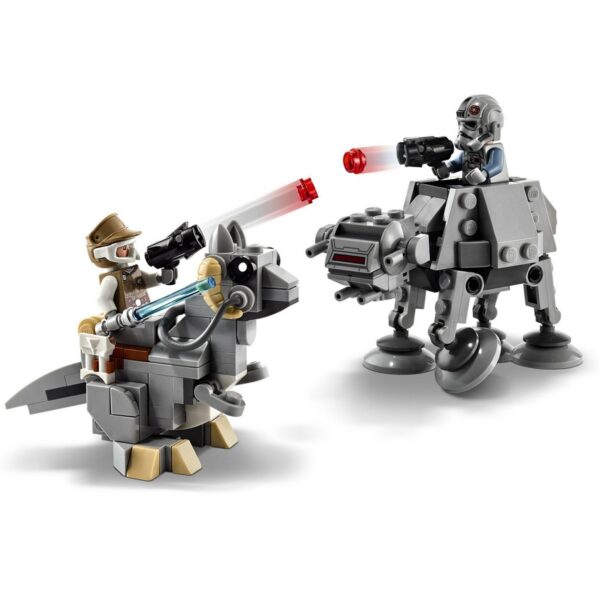klocki lego star wars, lego 75298, lego gwiezdne wojny, mikromyśliwiec at-at kontra tauntaun