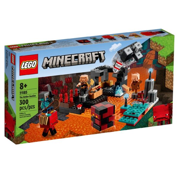 klocki lego minecraft, lego minecraft 21185, klocki lego 21185, bastion w netherze