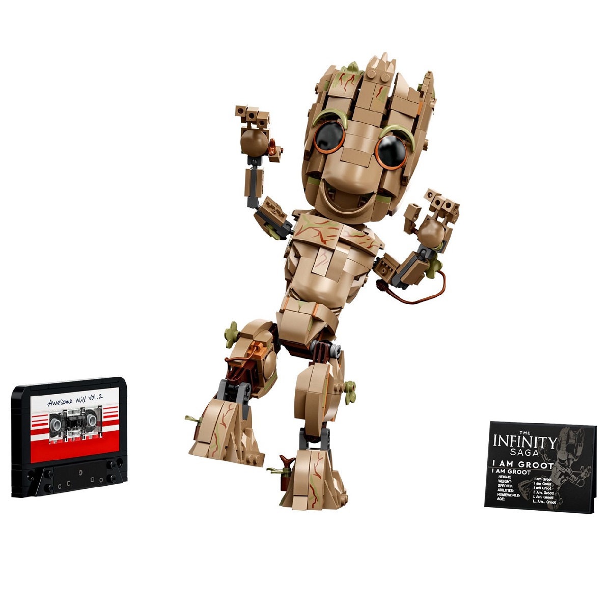 klocki lego super heroes, lego 76217, klocki lego 76217, lego ja jestem groot,