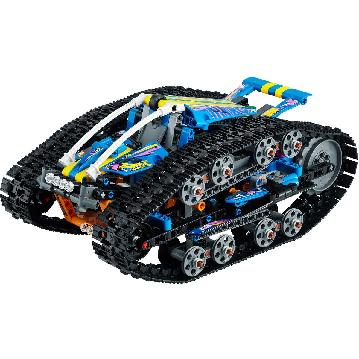 klocki lego technic, lego technic 42140, zmiennokształtny pojazd sterowany przez aplikację