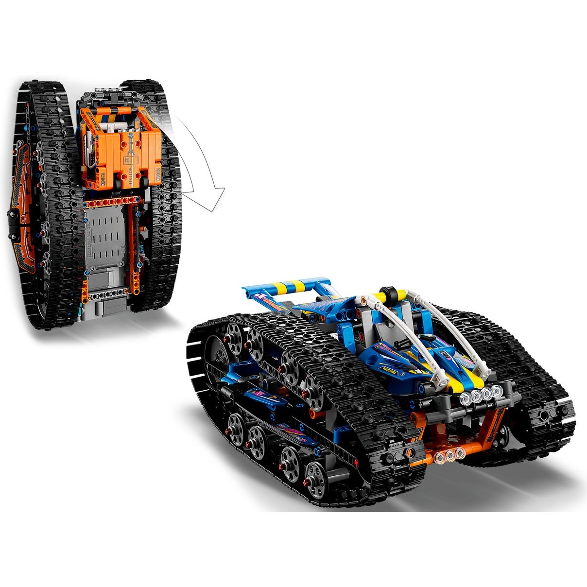 klocki lego technic, lego technic 42140, zmiennokształtny pojazd sterowany przez aplikację