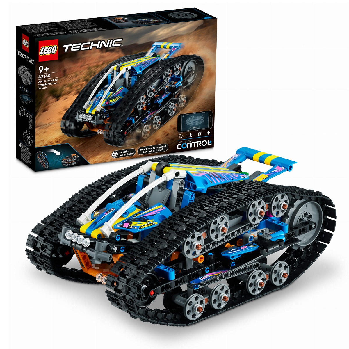 klocki lego technic, lego technic 42140, zmiennokształtny pojazd sterowany przez aplikację