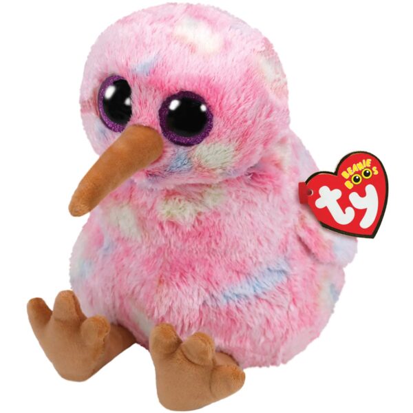 ty beanie boos ptak kiwi, ptak kiwi, pluszak z dużymi oczami, maskotka ptak kiwi, przytulanka ptak