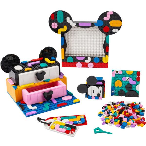 klocki legodots 41964 myszka miki i myszka minnie zestaw szkolny, lego dots, lego 41964, prezent dla kreatywnego dziecka