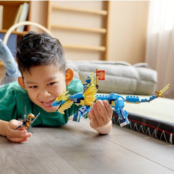 klocki lego ninjago 71760 smok gromu Jaya evo, klocki lego , lego ninjago, lego 71760, prezent dla 6 letniego chłopca