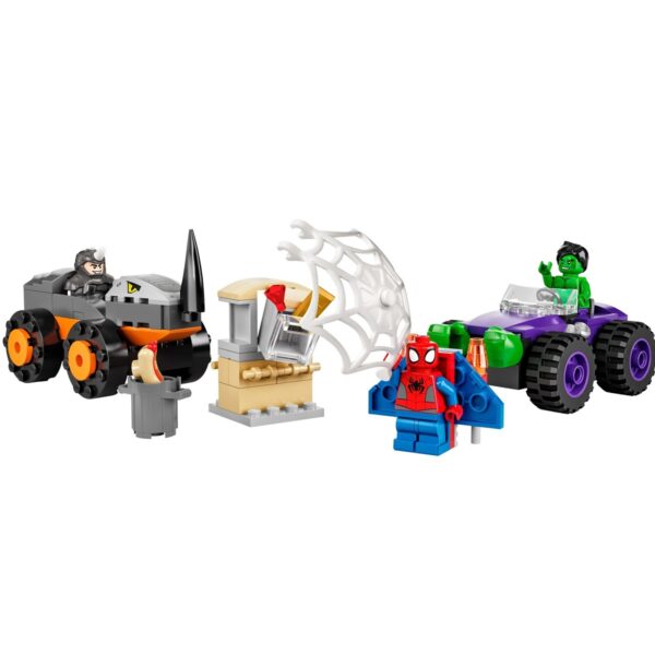 klocki lego spider-man 10782 Hulk kontra rhino starcie pojazdów, klocki lego spider-man 10782, lego 10782, klocki lego dla chłopca od 4 lat
