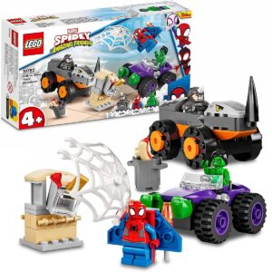 klocki lego spider-man 10782 Hulk kontra rhino starcie pojazdów, klocki lego spider-man 10782, lego 10782, klocki lego dla chłopca od 4 lat