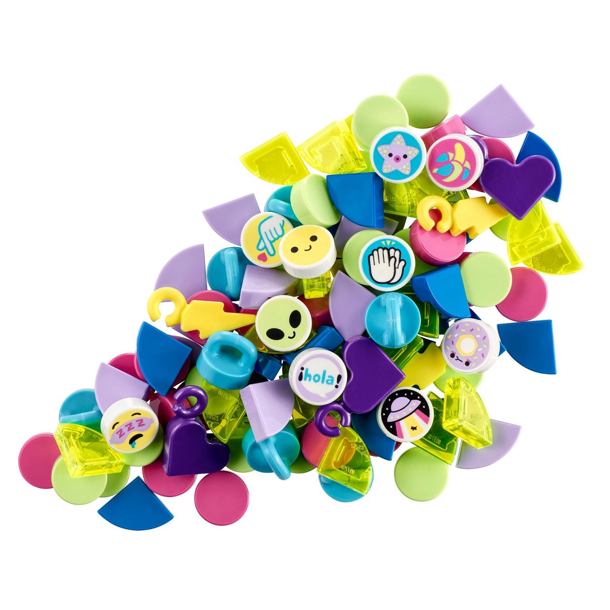 klocki lego dots 41946 dodatki dots seria 6, dodatki do bransoletek dots, pomysł na prezent dla dziewczynki na 7 urodziny