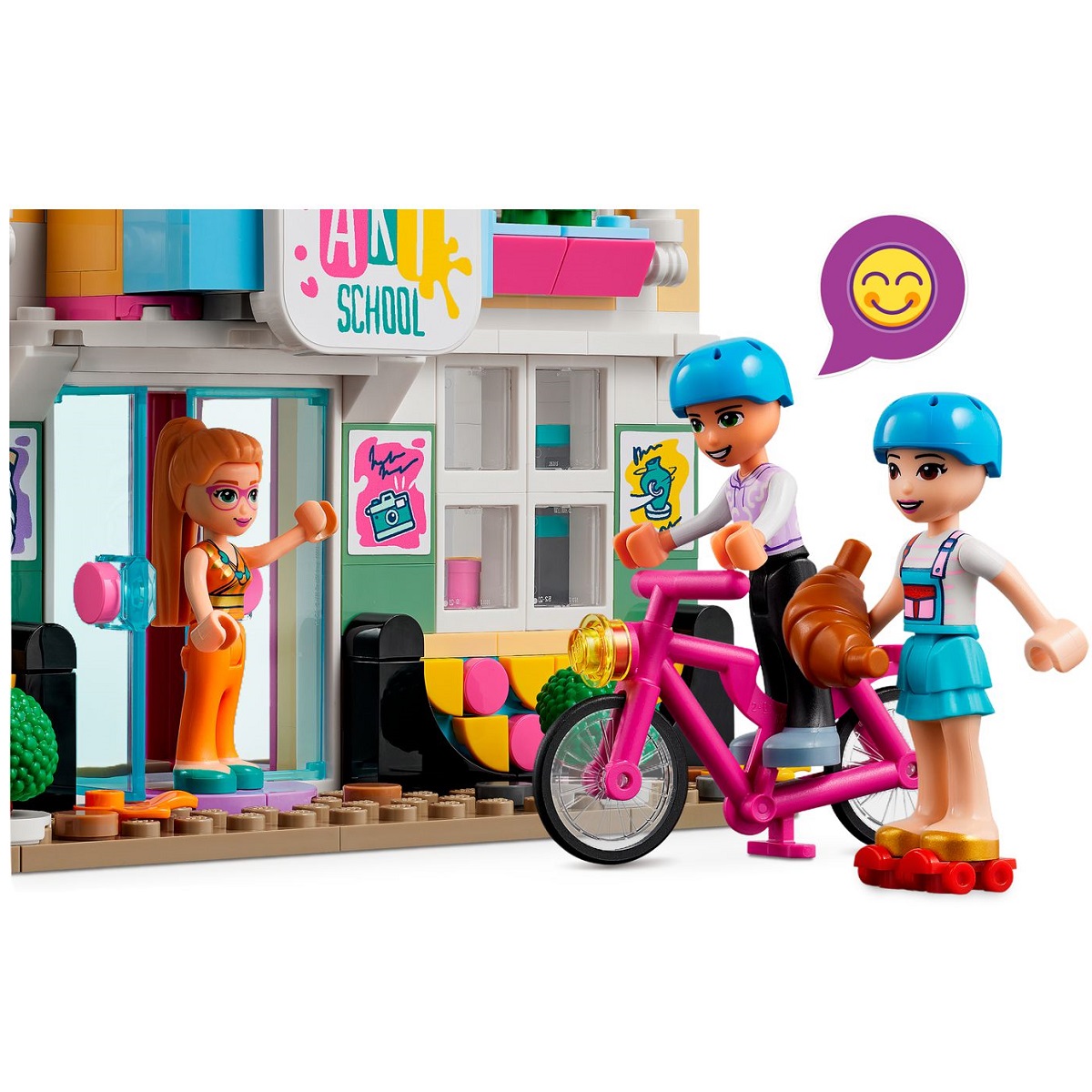 klocki lego friends 41711 szkoła artystyczna emmy, klocki lego friends 41711, lego 41711, klocki lego dla dziewczynki od 8 lat