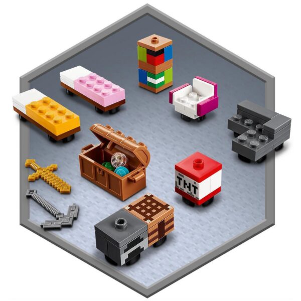 Klocki Lego Minecraft 21174 Nowoczesny domek na drzewie, lego minecraft 21174, nowoczesny domek na drzewie Minecraft