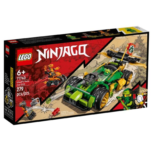 klocki lego Ninjago 71763 Samochód wyścigowy Lloyda EVO, klocki lego 71763, lego ninjago 71763