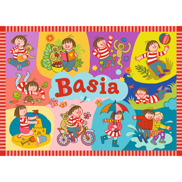 trefl puzzle 200 el basia 13282, puzzle dla dziecka od 7 lat, puzzle z Basią, puzzle Bochnia
