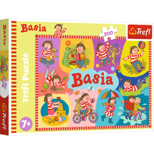 trefl puzzle 200 el basia 13282, puzzle dla dziecka od 7 lat, puzzle z Basią, puzzle Bochnia