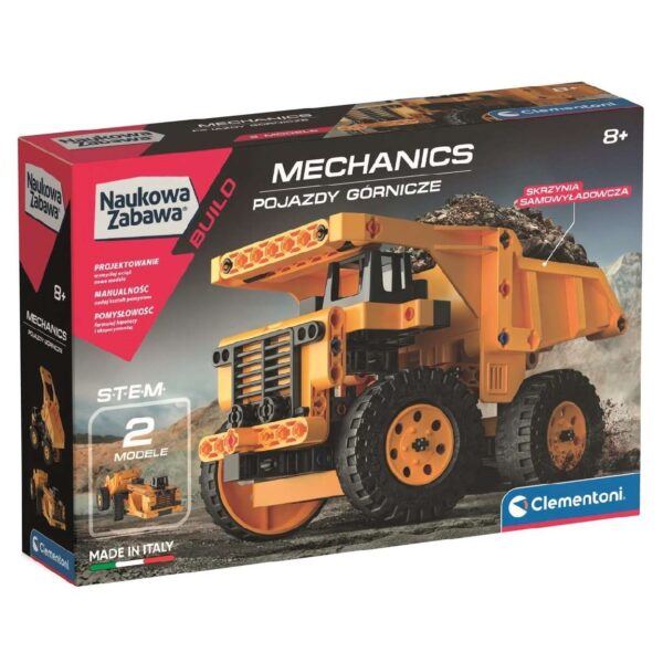 clementoni laboratorium mechaniki pojazdy górnicze 50715, pomysł na prezent dla chłopca, co kupić chłopcu 8 letniemu, prezent dla chłopca na święta, zabawki Nino Bochnia