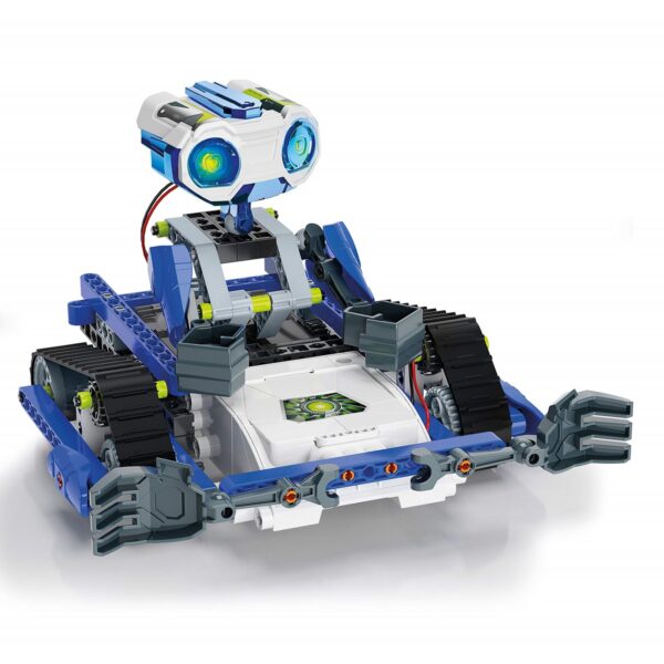 clementoni naukowa zabawa interaktywny robot robo maker 50098, nauka programowania dla dzieci, somysł na prezent pod choinkę dla 8 latka, zabawki Nino Bochnia, co kupić chłopcu na 8 urodziny,