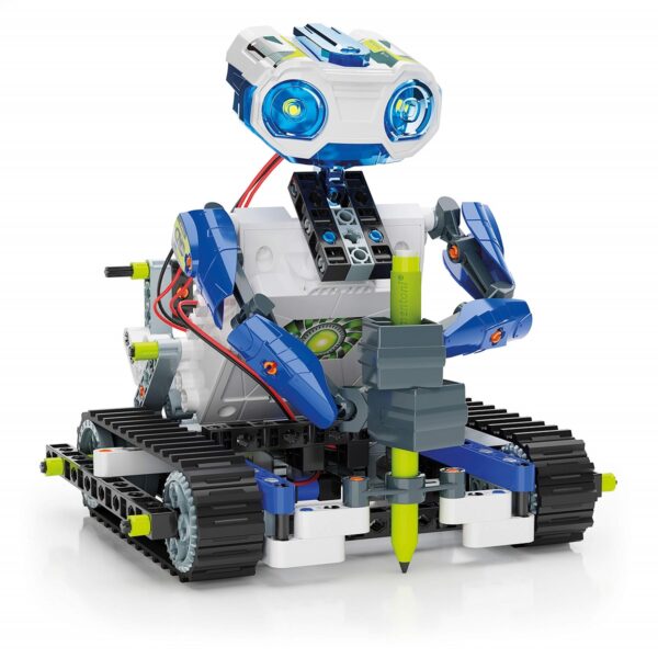 clementoni naukowa zabawa interaktywny robot robo maker 50098, nauka programowania dla dzieci, somysł na prezent pod choinkę dla 8 latka, zabawki Nino Bochnia, co kupić chłopcu na 8 urodziny,