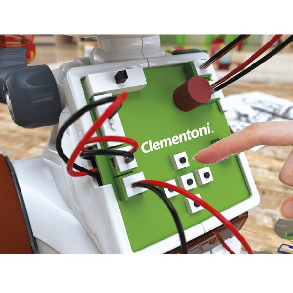 clementoni naukowa zabawa robot mio nowa generacja 50632, podstawy programowania, robot do zaprogramowania, mały inżynier, zabawki nino Bochnia, pomysł na prezent dla chłopca na 8 urodziny, co kupić chłopcu 8 letniemu pod choinkę