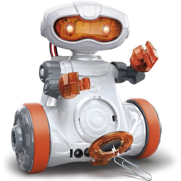 clementoni naukowa zabawa robot mio nowa generacja 50632, podstawy programowania, robot do zaprogramowania, mały inżynier, zabawki nino Bochnia, pomysł na prezent dla chłopca na 8 urodziny, co kupić chłopcu 8 letniemu pod choinkę