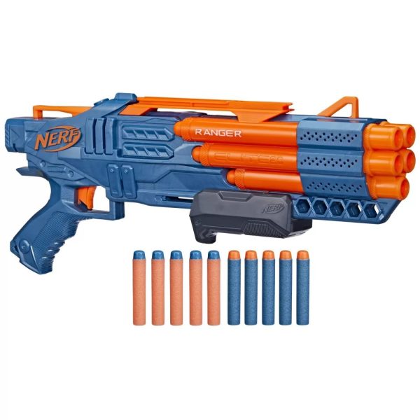 Hasbro wyrzutnia Nerf Elite 2.0 ranger pd-5, zabawki Nino bochnia, pomysł na prezent dla 8 latka, pistolet na strzałki piankowe z 10 nabojami, pistolet nerf