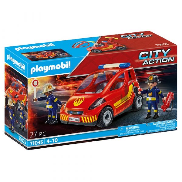 playmobil city action 71035 mały samochód strażacki, samochód straży pożarnej, zabawki Nino Bochnia